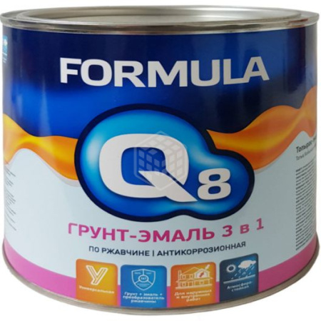 Грунт-эмаль по ржавчине FORMULA Q8 1.8 /1,9кг