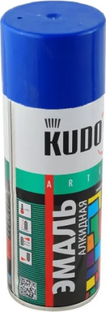 Эмаль KUDO 520мл аэрозольная универсальная синяя