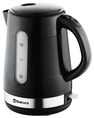 Чайник электрический SAKURA 1.7л 1850-2200Вт черный