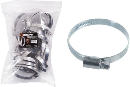 Хомут червячный КЛИП 40-60/9мм 2шт