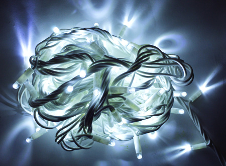 Гирлянда светодиодная 10 м. Количество ламп: 120. Уличная.