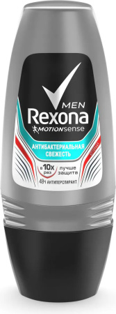 Дезодорант антиперсперант REXONA ролик 50мл муж (Антибактер.свежесть // 94476270)