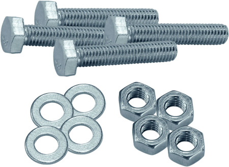 Болты Tech-KREP DIN933 М8х30мм 4шт 6-гранная головка оцинкованные