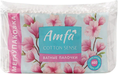 Ватные палочки AMFA 400шт пакет