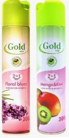 Освежитель воздуха GOLD MINT PLUS 300мл