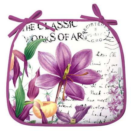 Подушка для стула Магия цветов 36.5х39см полиэстер поролон