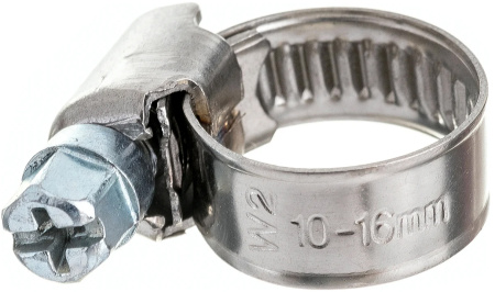 Хомут червячный КЛИП 10-16/9мм 2шт
