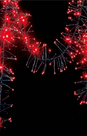 Гирлянда светодиодная 8 режимов 4м 288 ламп (YS-L015 красн.)