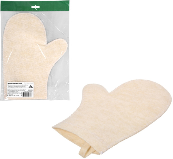 Рукавица для сауны Hot Pot белая