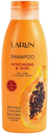 Шампунь для волос LARUN 500мл (Moisturizing & Shine)