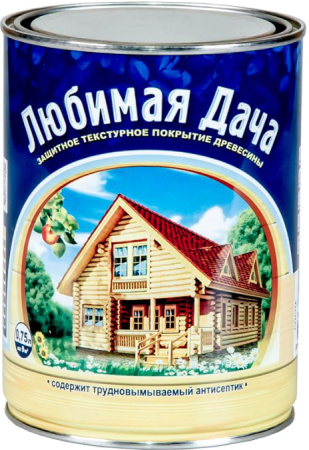 Покрытие текстурное ЛЮБИМАЯ ДАЧА 0,75л белый