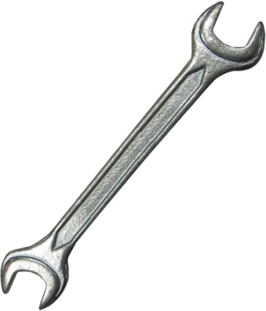 Ключ гаечный БИБЕР рожковый 6х7мм кованый оцинкованный 