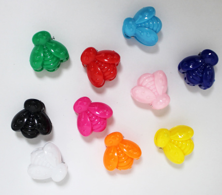 Крабы для волос 10шт Божьи коровки 