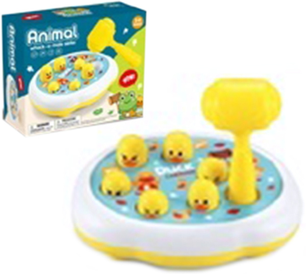 Игровой центр развивающий Цыплята, игра с молоточком 20х7,7х16,4см Цвет: желтый