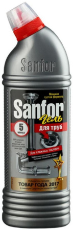 ЧС SANFOR 750мл для канализационных труб (*)