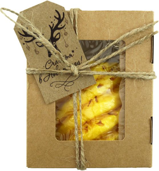 Мыло туалетное Ананас в подарочной упаковке