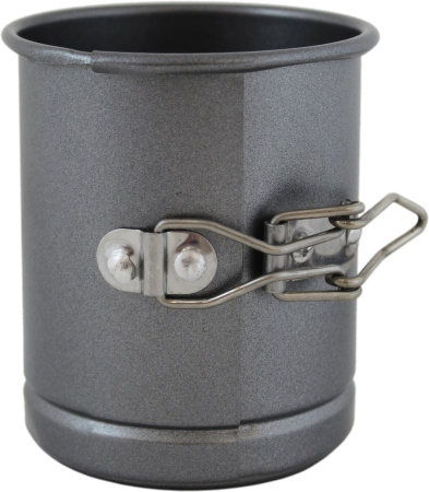 Форма для выпечки кулича d80х93мм, разъемная с антипригарным покрытием Цвет: серый