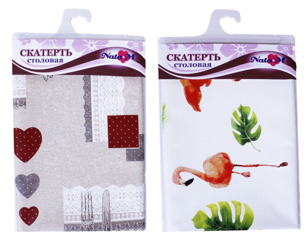 Скатерть NATAM столовая на текстильной основе 137х180см