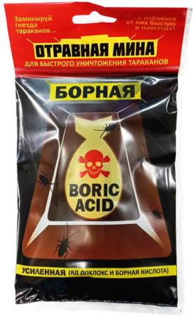Средство инсектицидное Отравная мина борная от тараканов 1шт