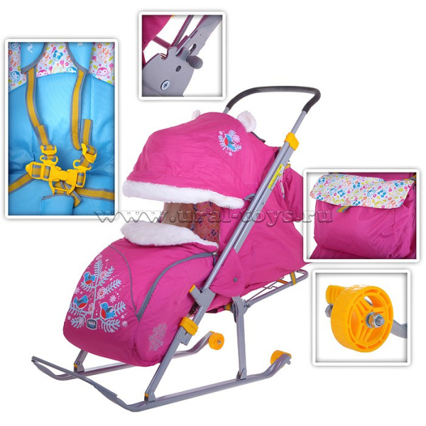 Санки-коляска Ника детям 