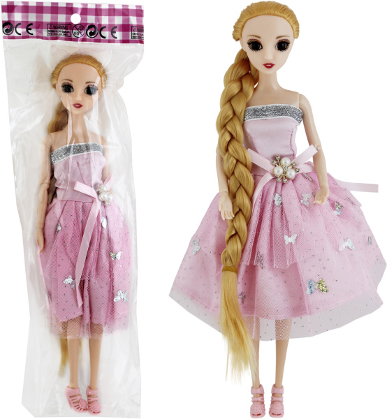 Игрушка Кукла 3 вида, 12х4х35см