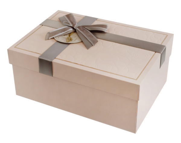 Коробка подарочная 17х12х6см Цвет: персик