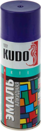 Эмаль KUDO 520мл аэрозольная универсальная фиолетовая