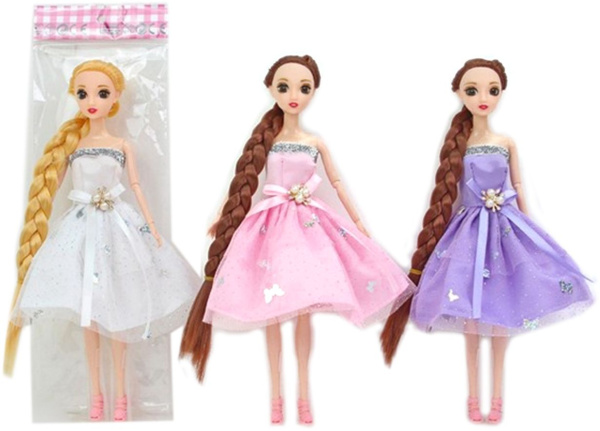 Игрушка Кукла 3 вида, 12х4х35см