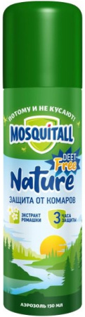 Аэрозоль от комаров MOSQUITALL Nature 150мл