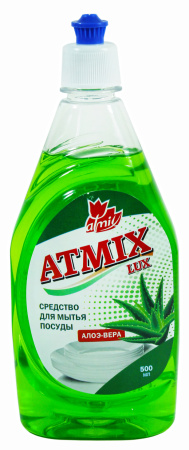 Средство моющее Atmix LUX 500мл для посуды (Алоэ-Вера)