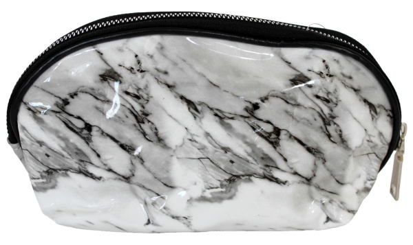Косметичка-ракушка LADYMIX Мрамор