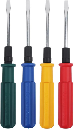 Отвертка ЕРМАК 2в1 6х75мм с фиксатором 