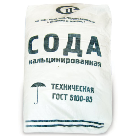 Сода кальцинированная в мешках 25кг