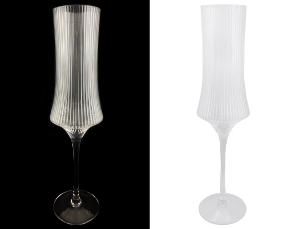 Фужеры для шампанского Dance 250мл набор 2шт с рисунком подарочная упаковка