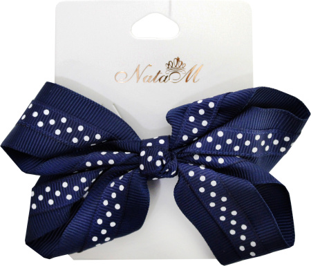 Зажим для волос Бант 75х75мм