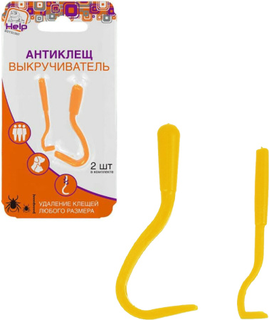 Удалитель клещей HELP 2шт