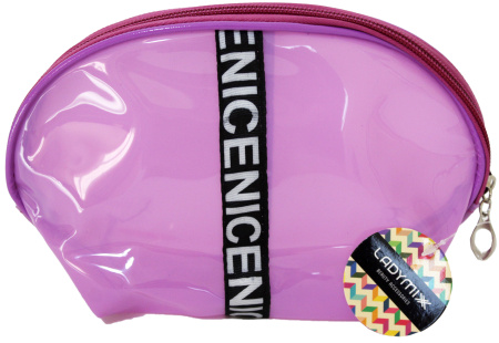 Косметичка-ракушка LADYMIX силикон (фуксия)