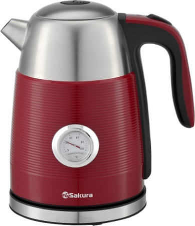 Чайник электрический SAKURA Premium 1700мл нержавеющая сталь