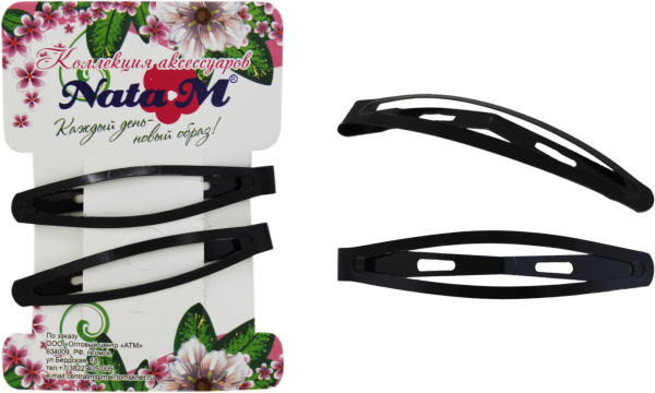 Зажим для волос 6см