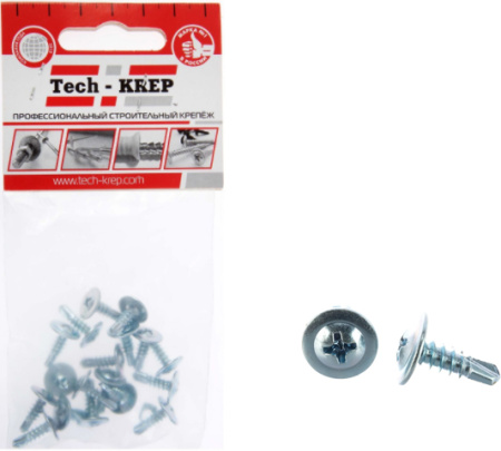 Саморезы Tech-KREP ШСММ 4.2х13мм 18шт сверло 
