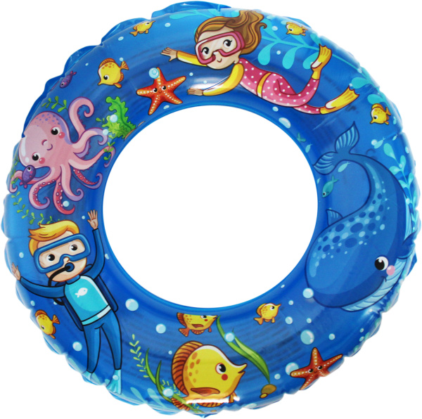 Надувной круг d60см, для детей 4-8 лет 