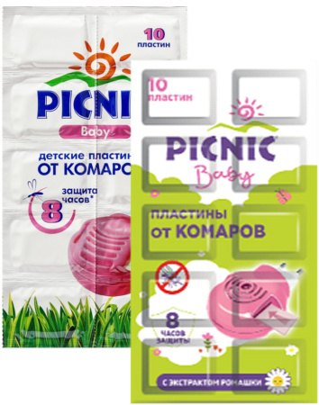 Пластины от комаров PICNIC Baby 10шт