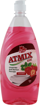 Средство моющее Atmix LUX 900мл для посуды (Клубника)