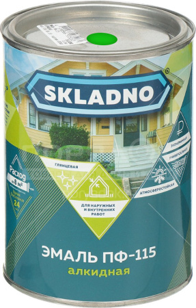 Эмаль ПФ-115 SKLADNO 0.8кг