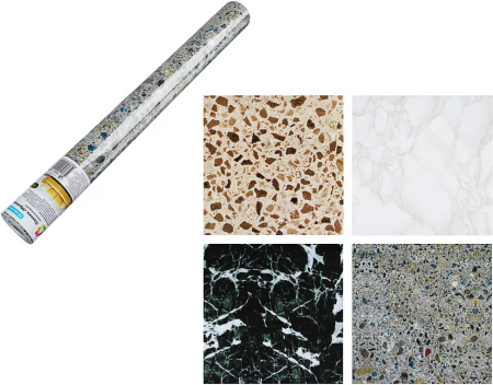 Пленка самоклеящаяся VETTA 45х800см Мрамор ПВХ 