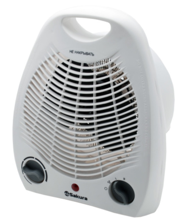 Тепловентилятор электрический SAKURA 2000Вт спиральный 